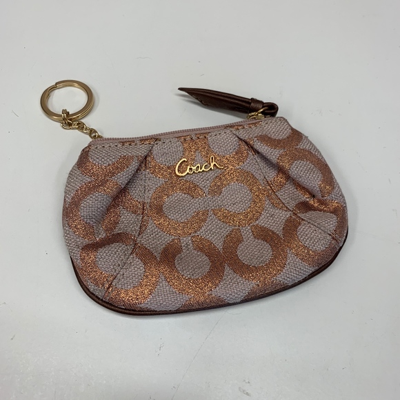 Coach Handbags - Coach Small Mini Keychain Wristlet Wallet Pink